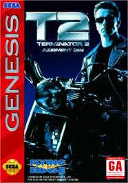 Box cover for Terminator 2 - Judgment Day on the Sega Genesis.